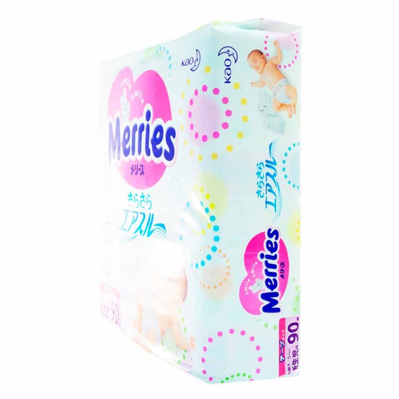 Подгузники Merries для новорожденных (0-5 кг)