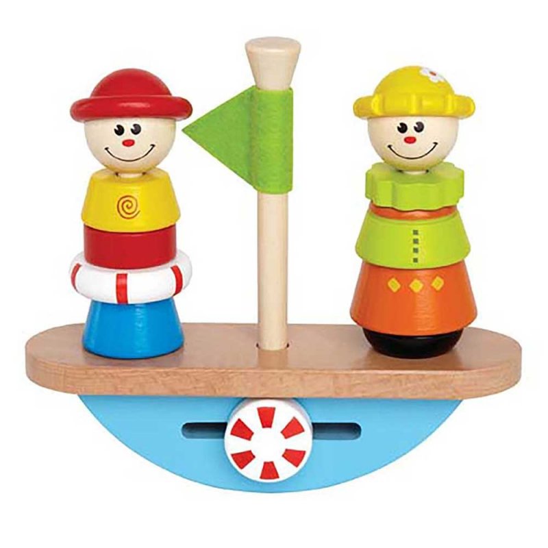 Деревянная игрушка-балансир "Balance Boat", Hape
