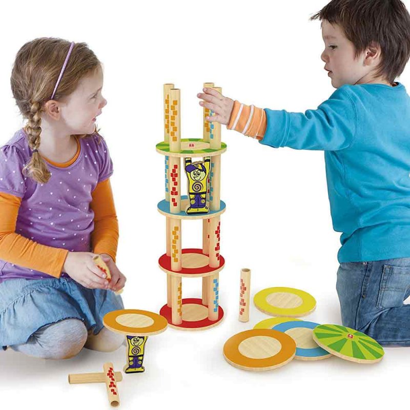 Деревянная игрушка-балансир "Crazy Tower", Hape