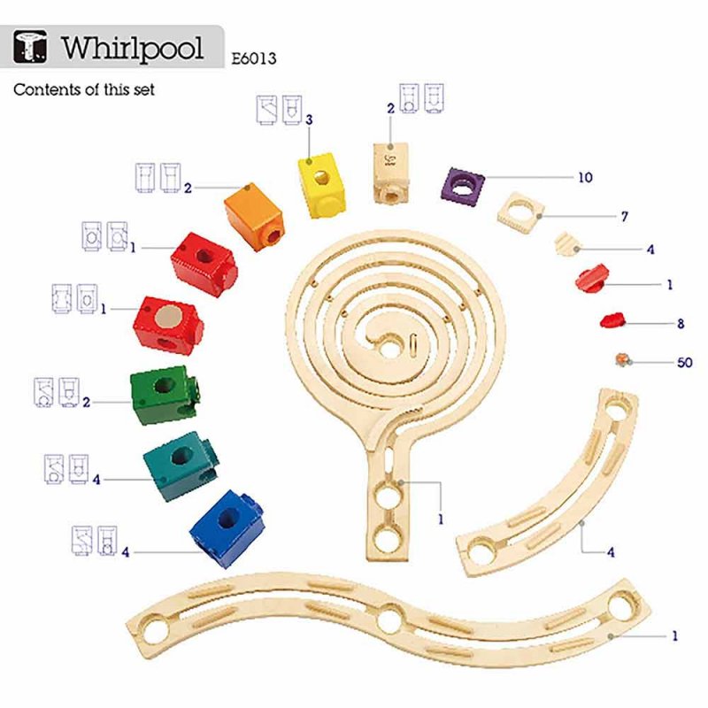 Деревянный конструктор-головоломка "Whirlpool", Hape