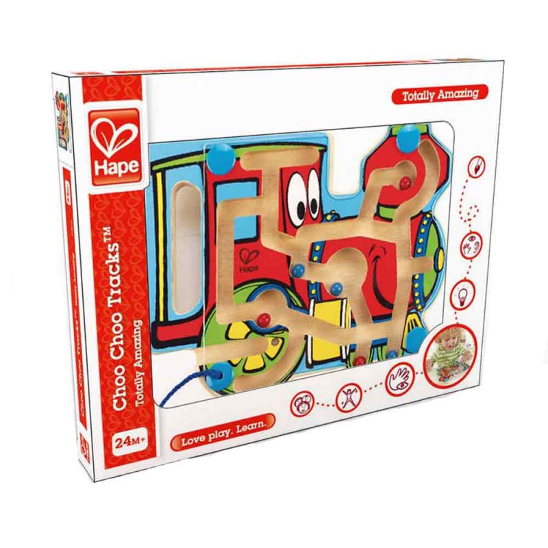Деревянная игрушка-головоломка с магнитами "Поезд", Hape