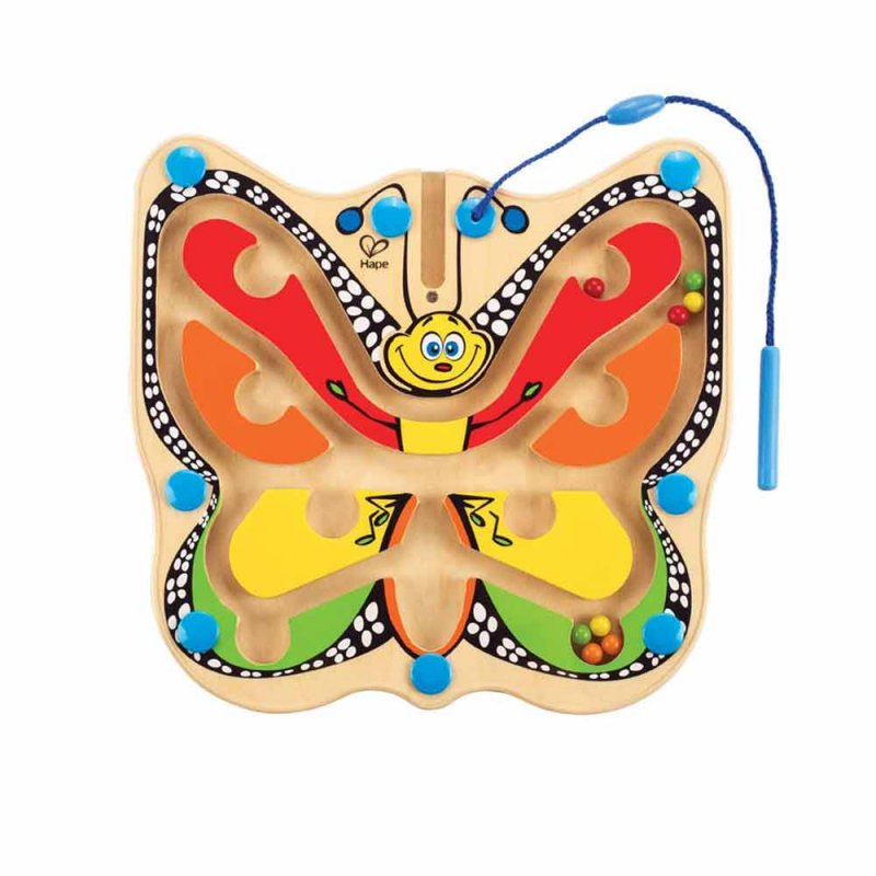 Деревянная игрушка-головоломка с магнитами "Бабочка", Hape