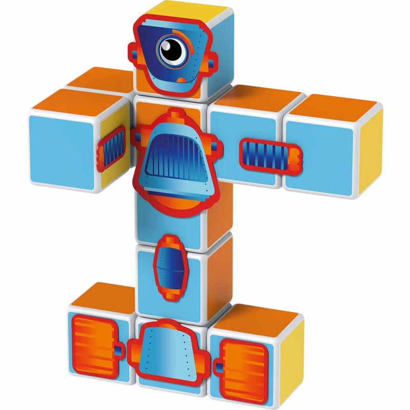 Магнитные кубики MAGICUBE "Роботы", Geomag