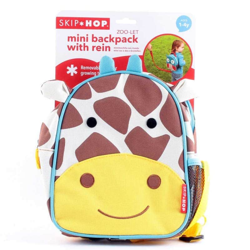 Рюкзак с ремешком безопасности "Жираф", Skip Hop