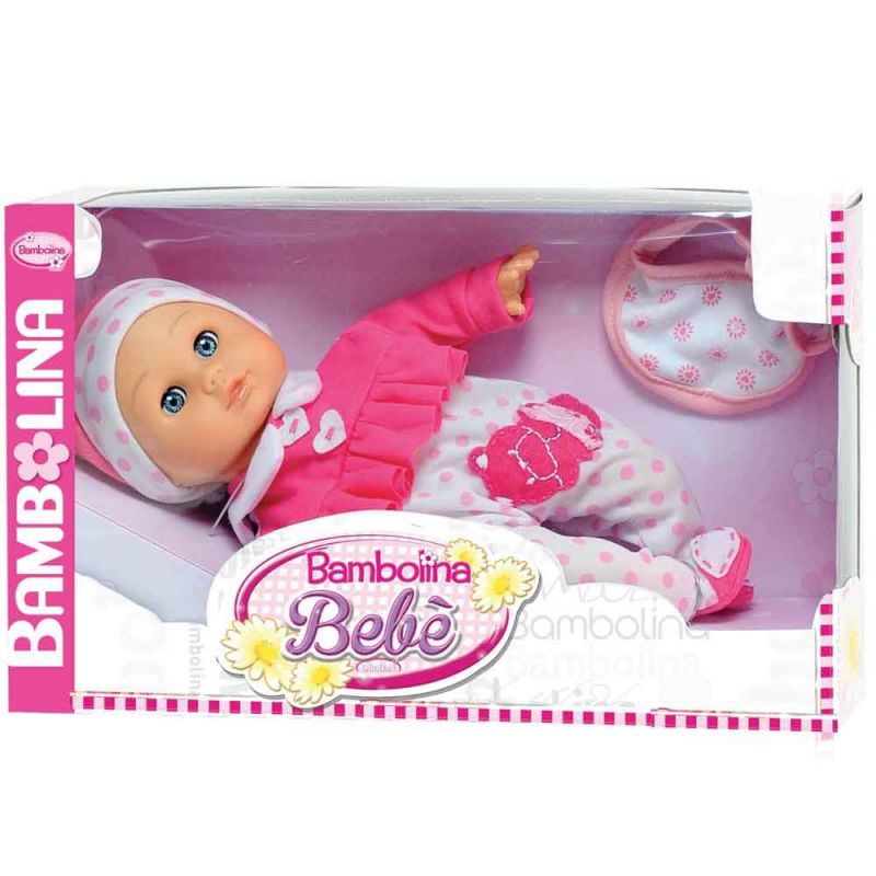 Говорящая кукла "Малышка Флора" 34 см, Bambolina