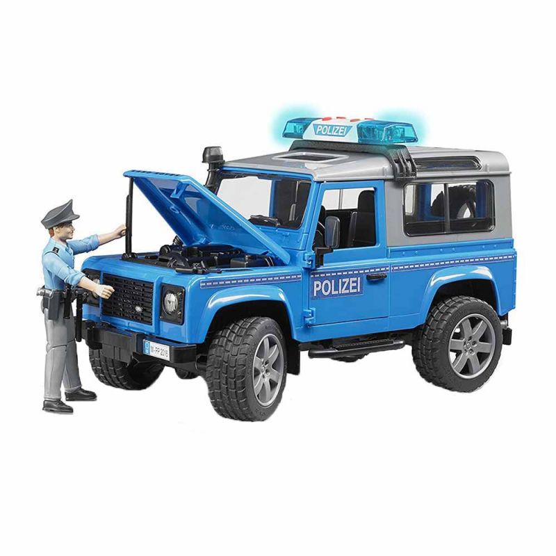Игрушка "Джип полицейский Land Rover Defender", Bruder