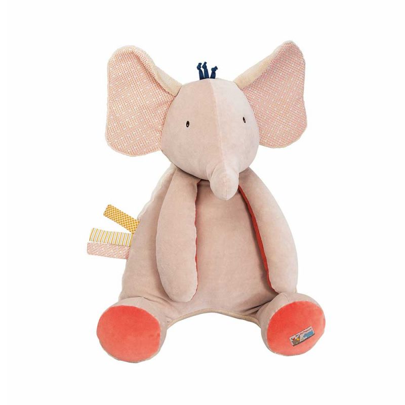Развивающая мягкая игрушка "Слон", Moulin Roty