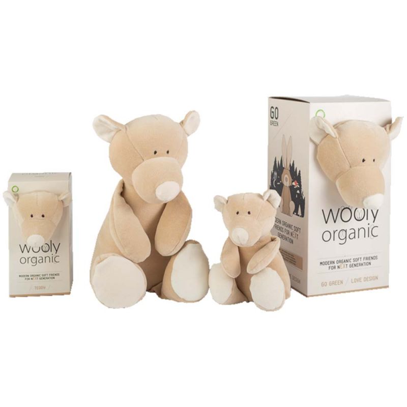 Мягкая игрушка "Медвежонок Тедди", Wooly Organic