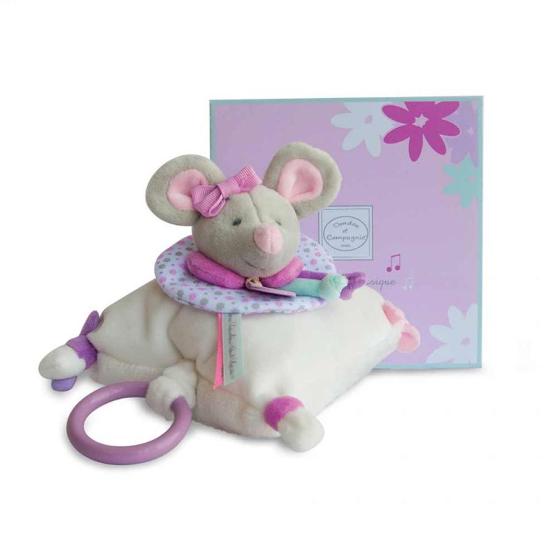 Мягкая музыкальная игрушка "Мышка", Doudou et Compagnie