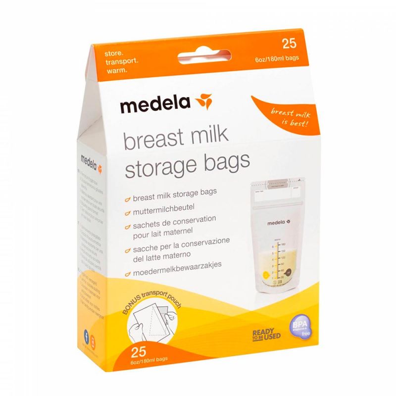 Пакеты для хранения грудного молока, Medela