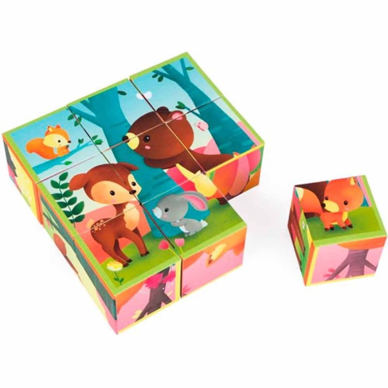 Кубики "Лесные животные", Janod