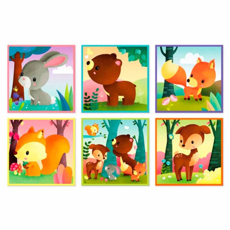 Кубики "Лесные животные", Janod