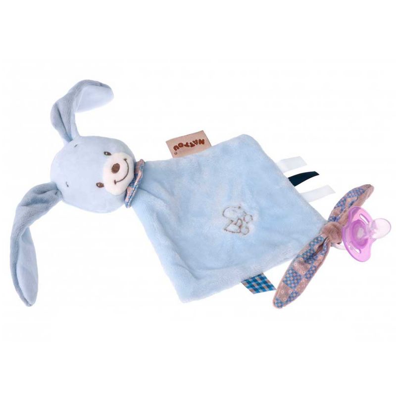 Мягкая игрушка-держатель "Кролик Бибу", Nattou