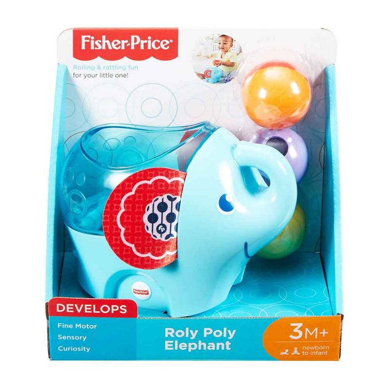 Игровой набор "Слоник-неваляшка с шариками", Fisher-Price
