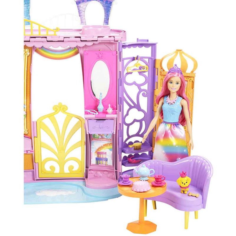 Набор "Переносной радужный дворец", Barbie