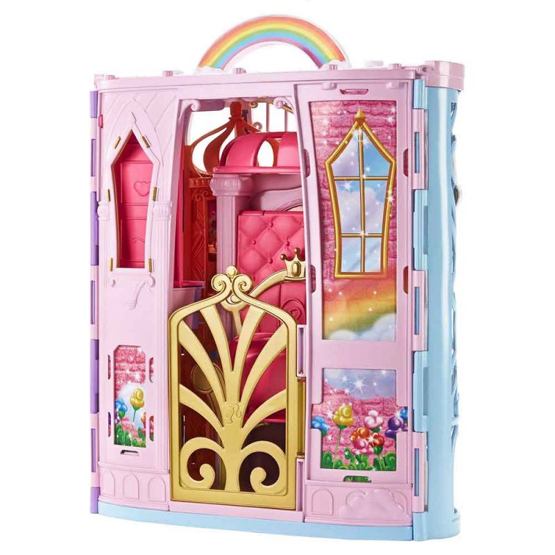 Набор "Переносной радужный дворец", Barbie