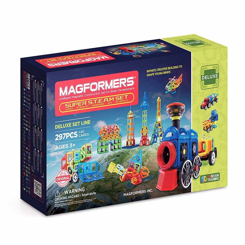 Магнитный конструктор "Super Steam set", Magformers