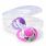 Пустышка силиконовая розовая+фиолетовая Physio Compact 2 шт., Chicco