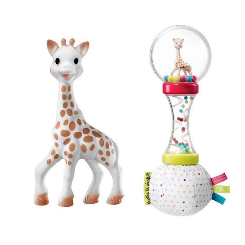 Подарочный набор Sophiesticated (Жираф Софи + погремушка-маракас), Sophie la girafe (Vulli)