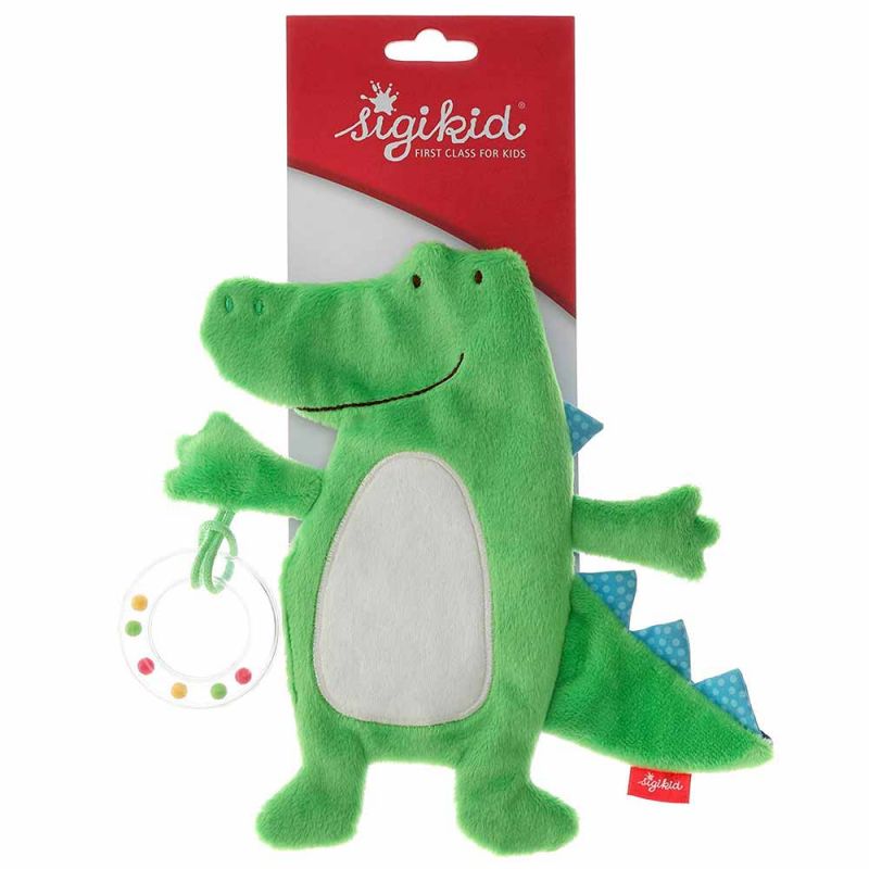 Мягкая шуршащая игрушка "Крокодил" (20 см), Sigikid