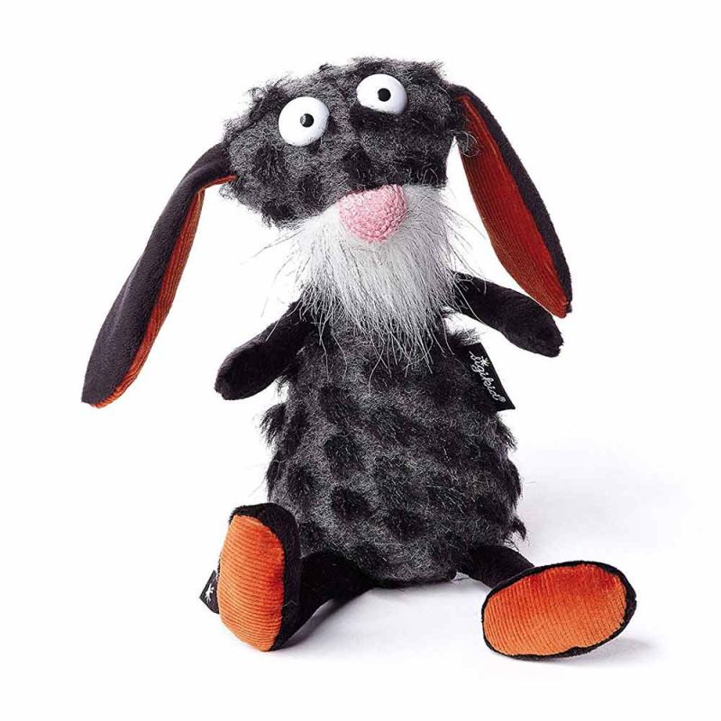Мягкая игрушка "Кролик черный" (29 см), Sigikid