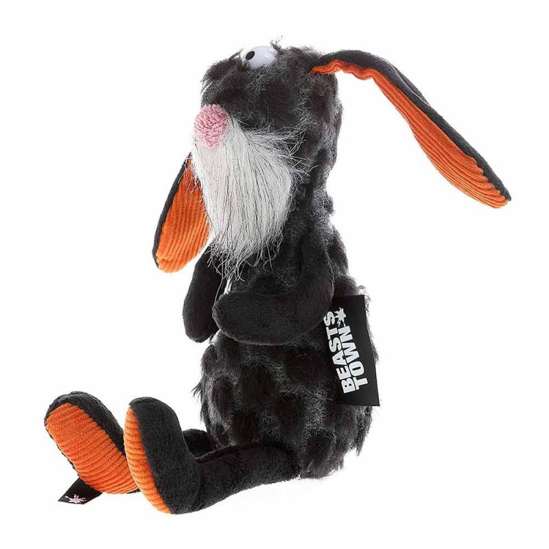 Мягкая игрушка "Кролик черный" (29 см), Sigikid