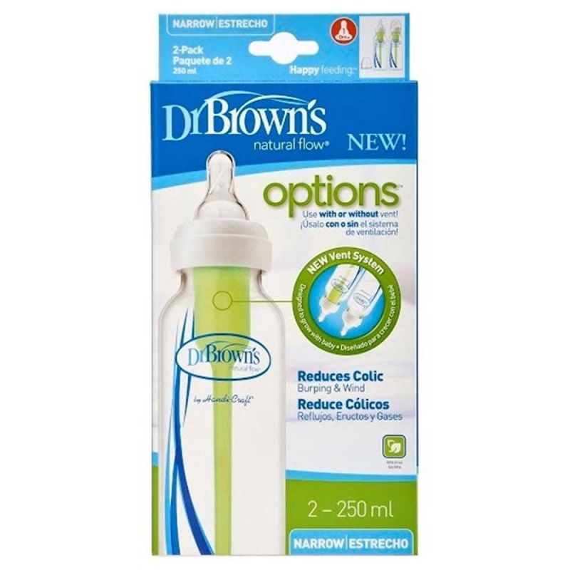 Набор бутылочек для кормления с узким горлышком, Dr. Brown's