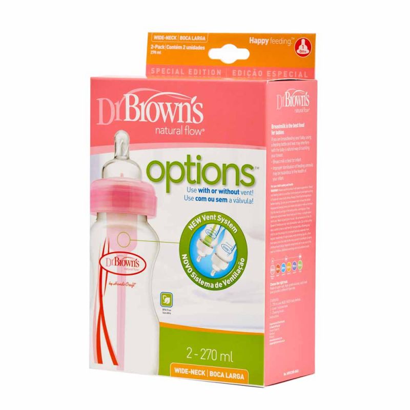 Набор бутылочек для кормления с широким горлышком, Dr. Brown's