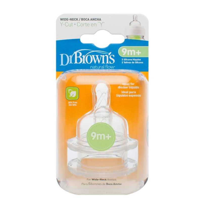 Соски для бутылочки с широким горлышком, Dr. Brown's