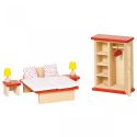 Кукольный набор "Мебель для спальни", Goki