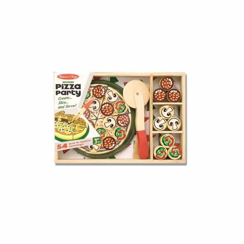 Деревянный набор "Пицца", Melissa&Doug