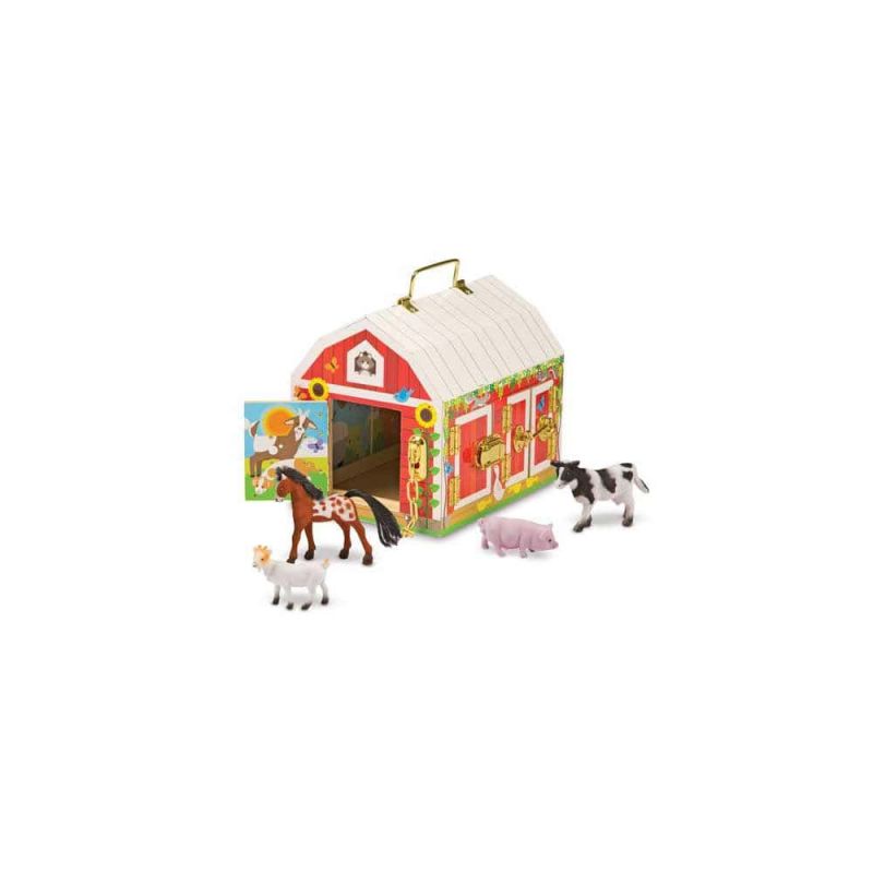 Игровой домик "Конюшня с животными", Melissa&Doug