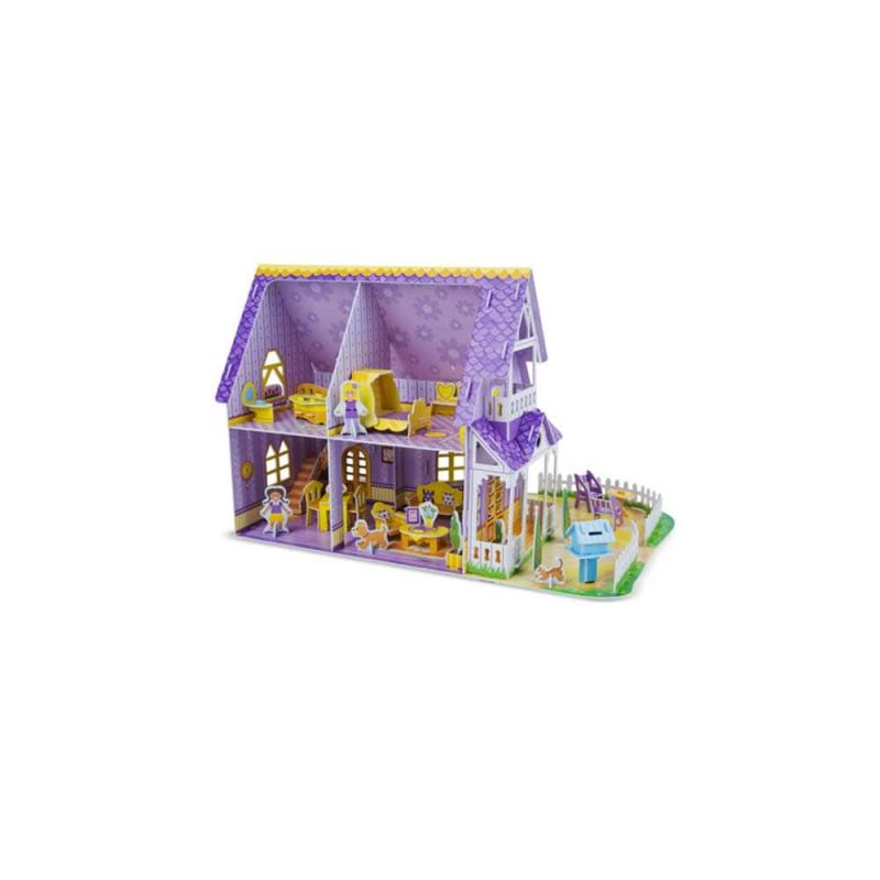 3D-пазлы "Фиолетовый домик", Melissa&Doug