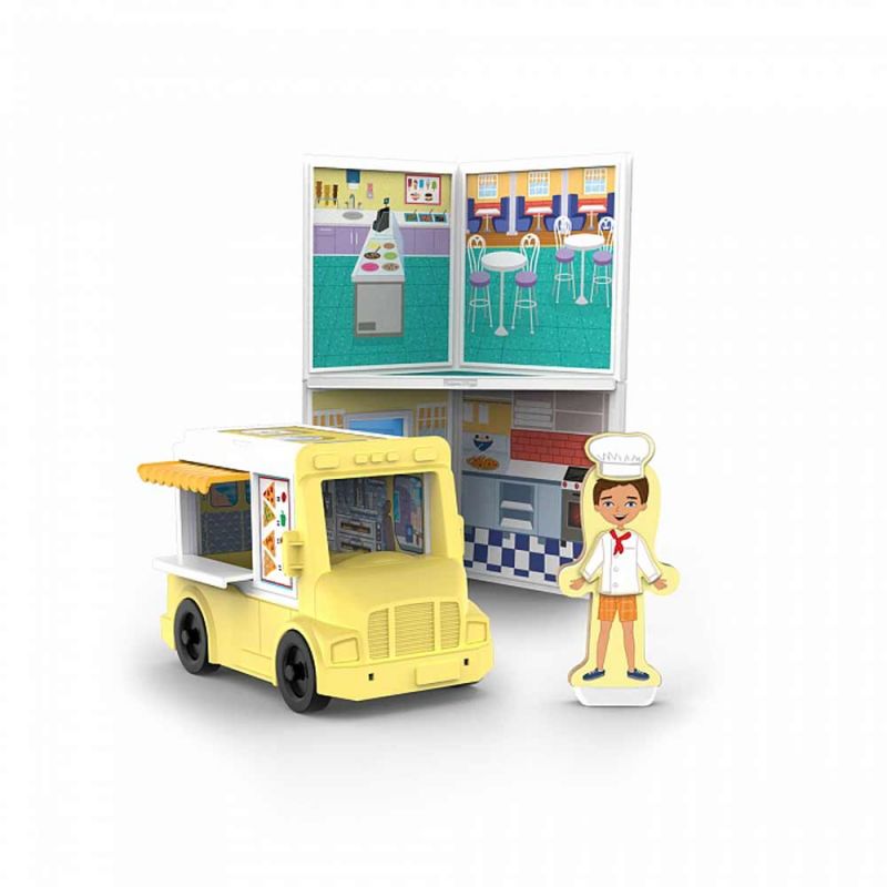 Игровой магнитный набор "Магазин пиццы и мороженого", Melissa&Doug