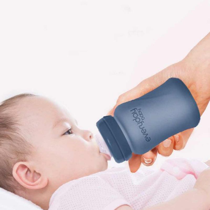 Бутылочка стеклянная термочувствительная "Temp Sensing", Everyday Baby