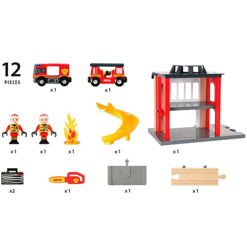 Игровой набор "Пожарная станция", BRIO