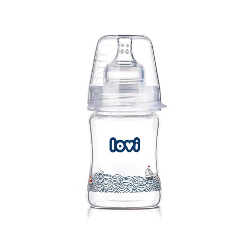 Бутылочка стеклянная "Diamond Glass - Marine", Lovi
