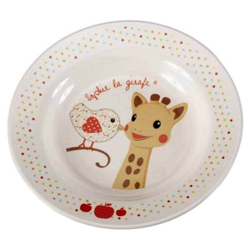 Набор детской посуды Жираф Софи Kiwi, Sophie la girafe (Vulli)