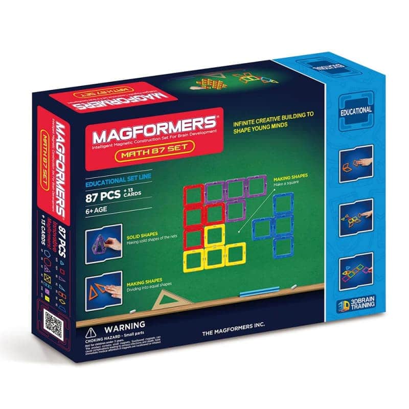 Магнитный конструктор “Math 87 Set”, Magformers