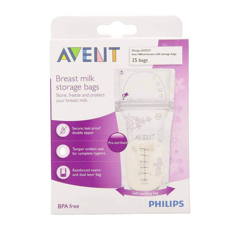 Пакеты для хранения грудного молока, Philips Avent