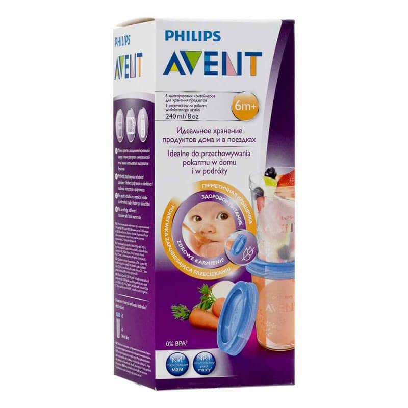 Контейнеры для хранения продуктов, Philips Avent
