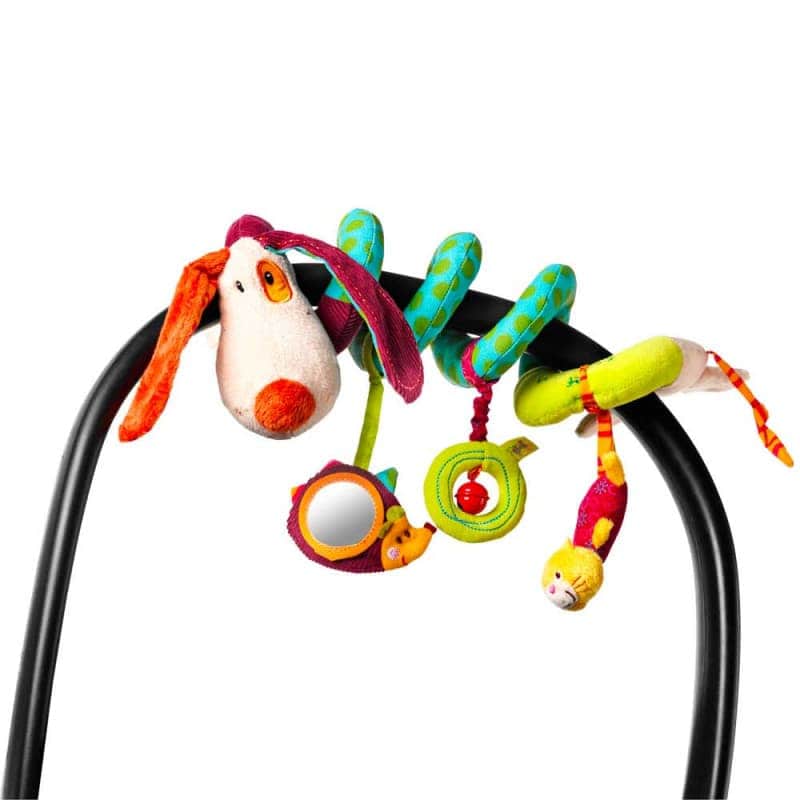 Спиральная игрушка-подвеска "Собачка Джеф", Lilliputiens