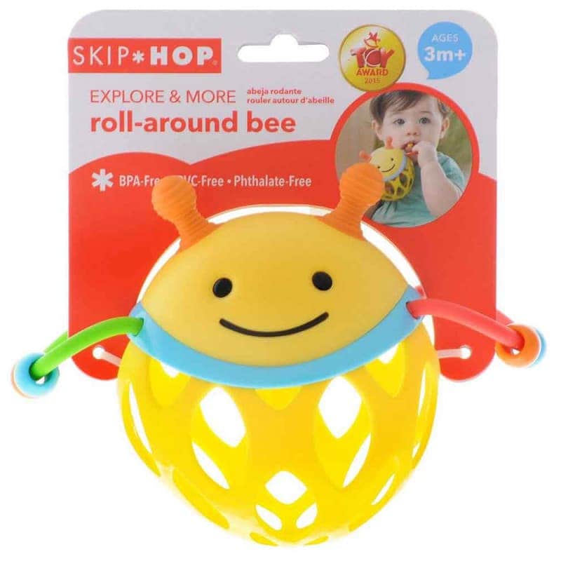 Развивающий шар-погремушка "Пчелка", Skip Hop