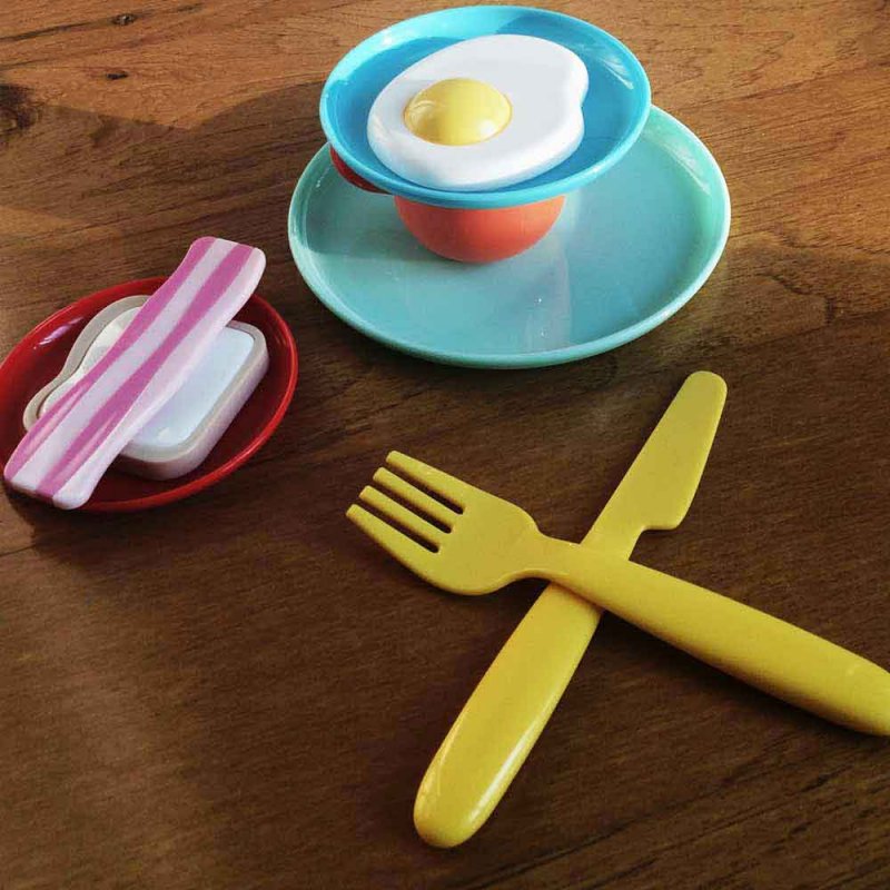 Игровой набор посуды "Завтрак", KID O