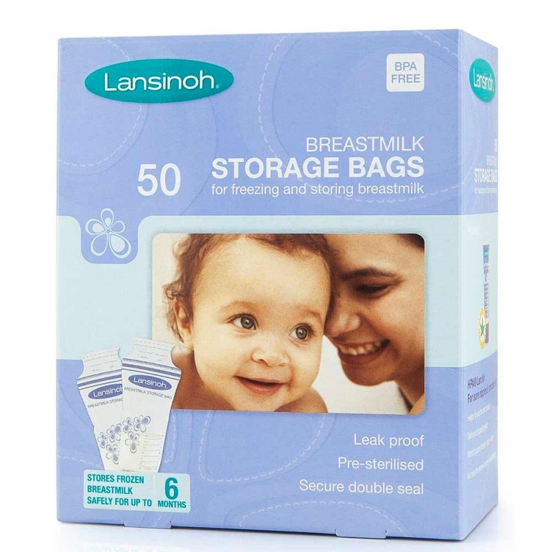 Пакеты для хранения грудного молока, Lansinoh