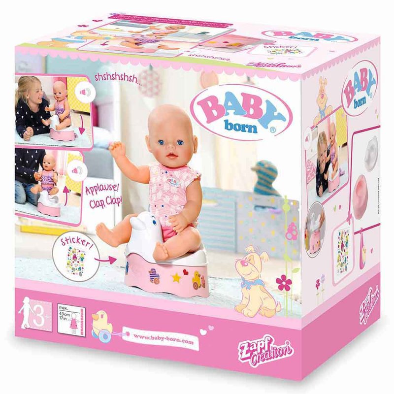 Интерактивный горшочек для куклы BABY BORN "УТОЧКА", Zapf
