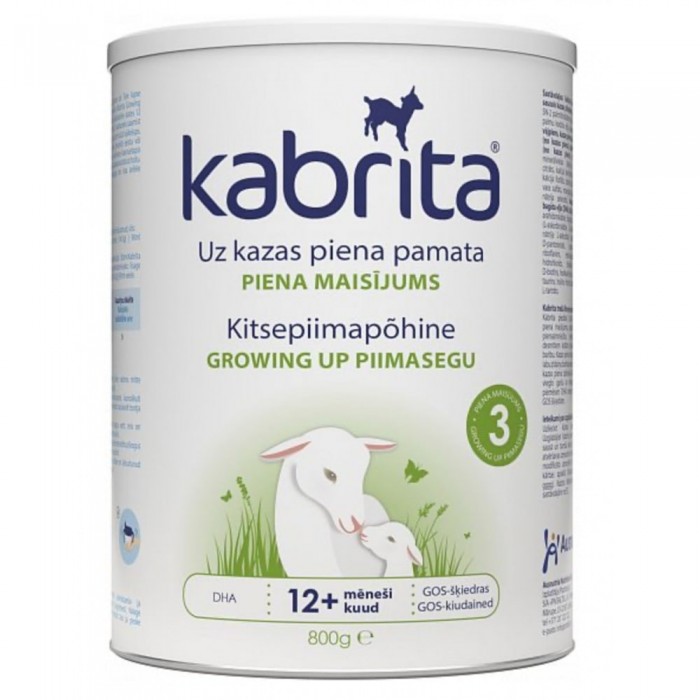 Суміш Kabrita 3 Premium на козячому молоці, 12+ місяців, 800 г  (KAB03800)