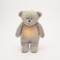 Мишка MOONIE Mineral Grey музыкальный с ночником (B01-GREY)