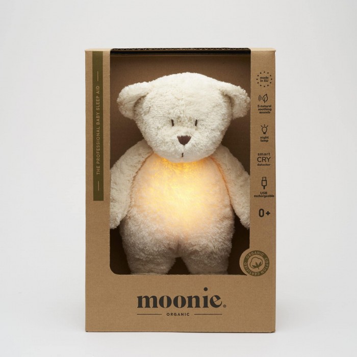 Ведмедик MOONIE Polar музичний з нічником (B01-POL)