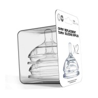 Силиконовые соски Comotomo 3-6 мес., 2 шт, Средний поток (NT2-EN)